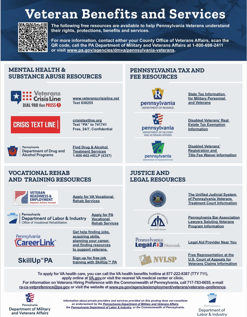 Veterans Benefits and Services Flyer